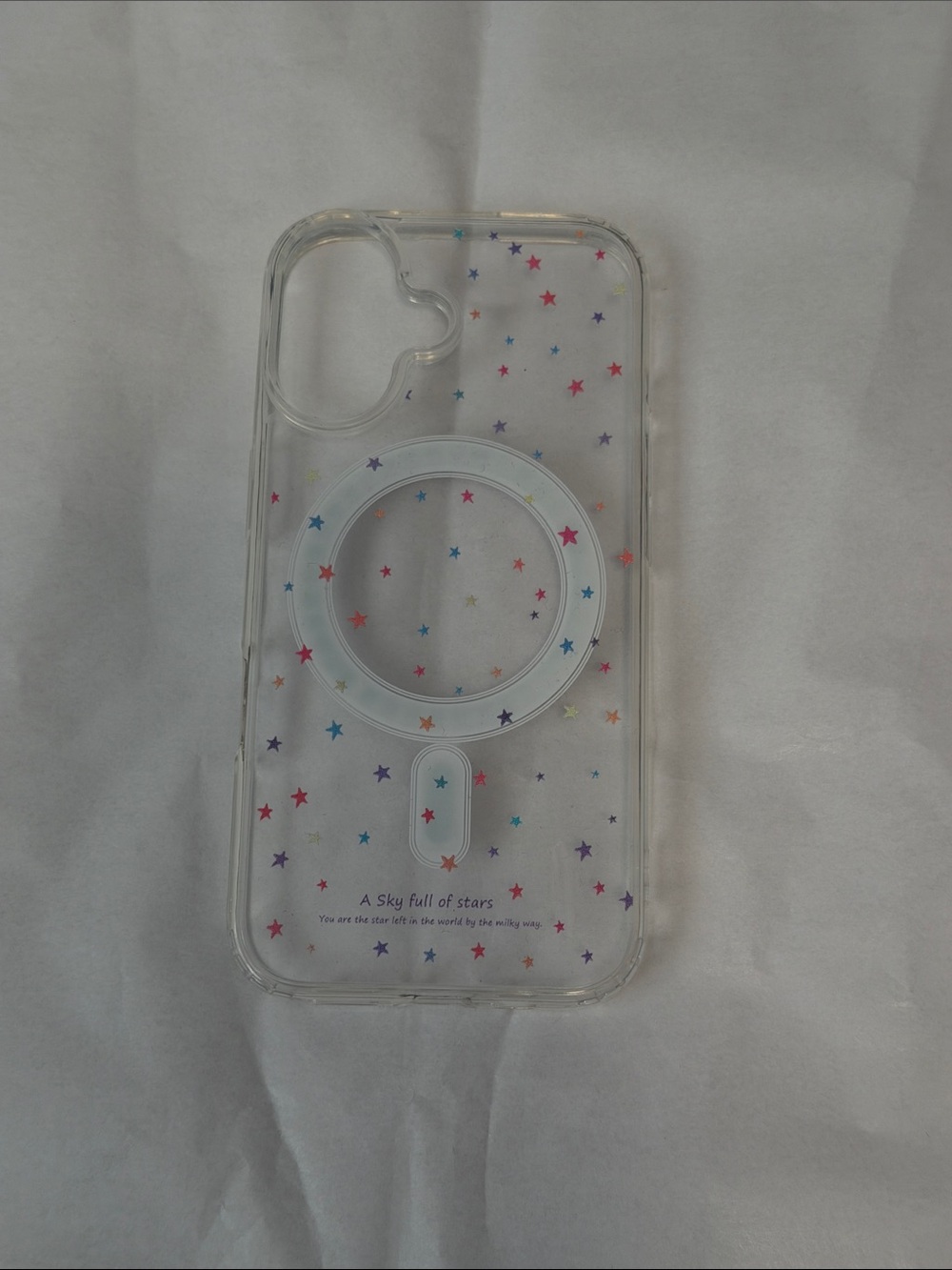 Clear Multi-Star MagSafe Compatible iPhone16 Case